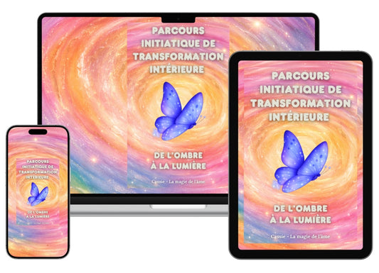 📚 PARCOURS DE TRANSFORMATION INTÉRIEURE : DE L’OMBRE À LA LUMIÈRE (FORMAT PDF + PEINTURES ÉNERGÉTIQUES)